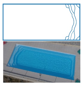 piscine fond plat